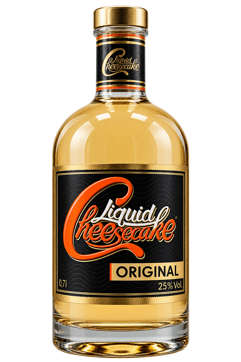 Liquid Cheesecake Flasche von vorne