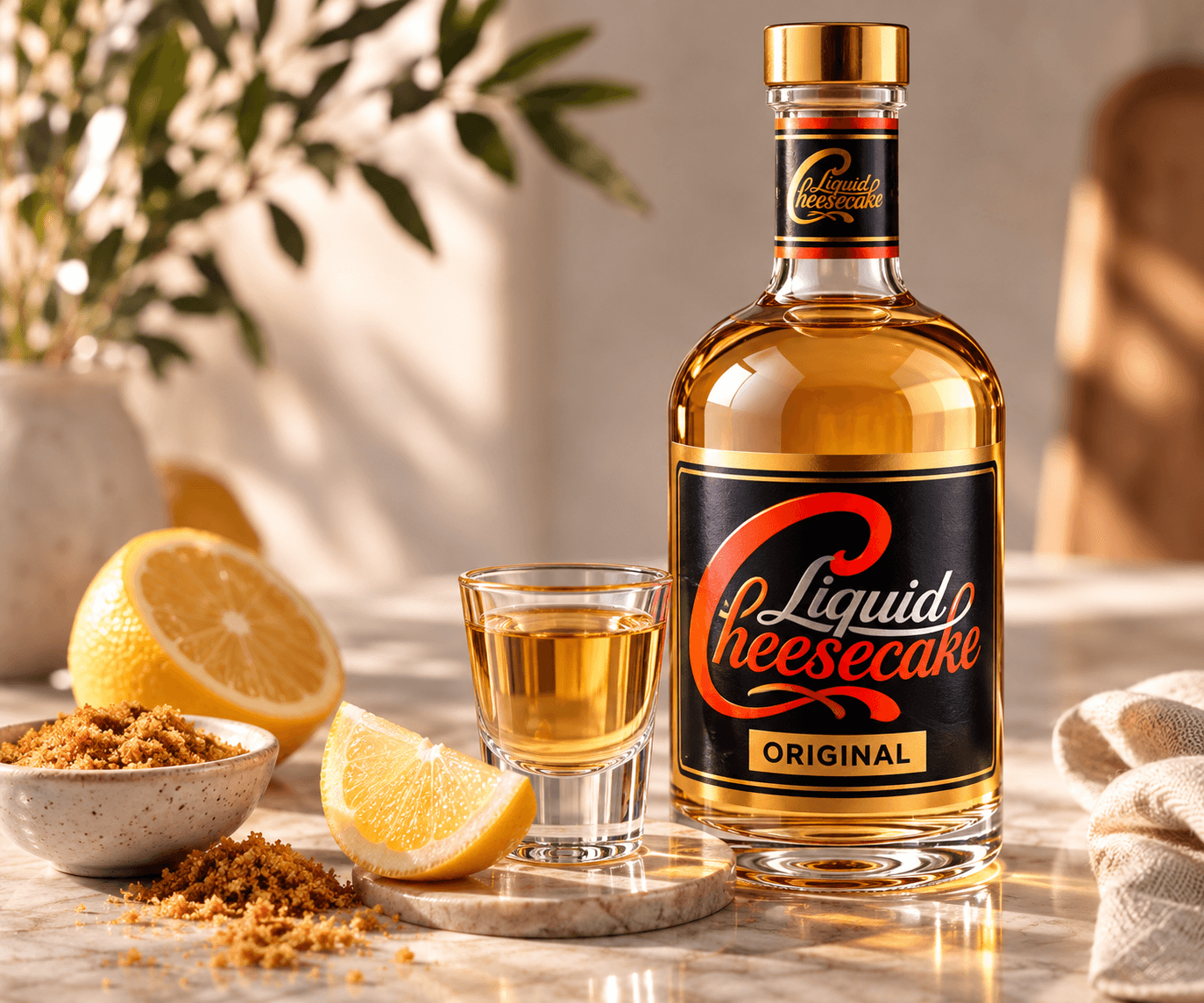 Liquid Cheesecake pur als Shot