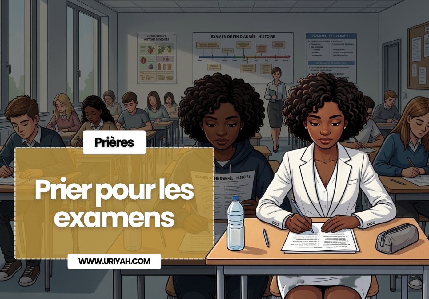 prières pour les examens