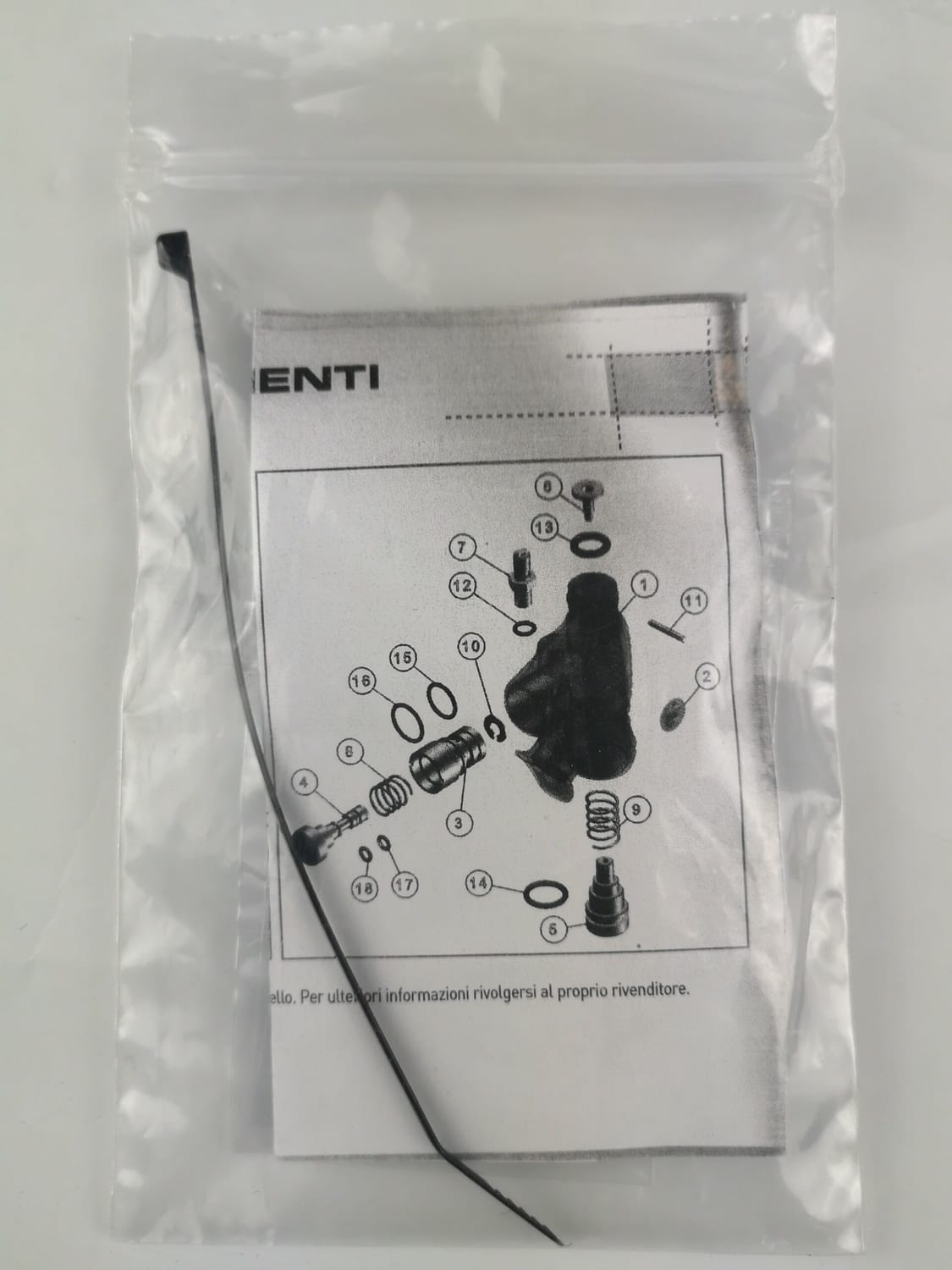 SCUBATEC - Service KIT per VIS sacchi anulari da 30 e 40 libbre