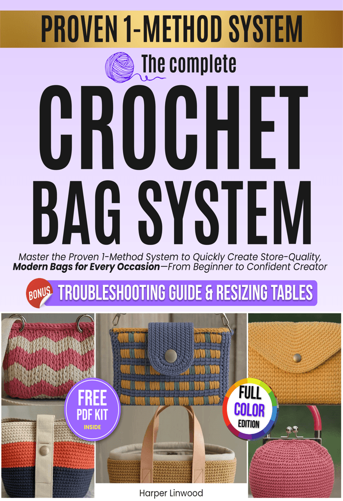 The Complete Crochet Bag System — book cover