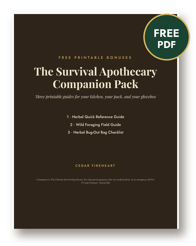 Survival Apothecary Companion Pack – 3 free printable bonuses