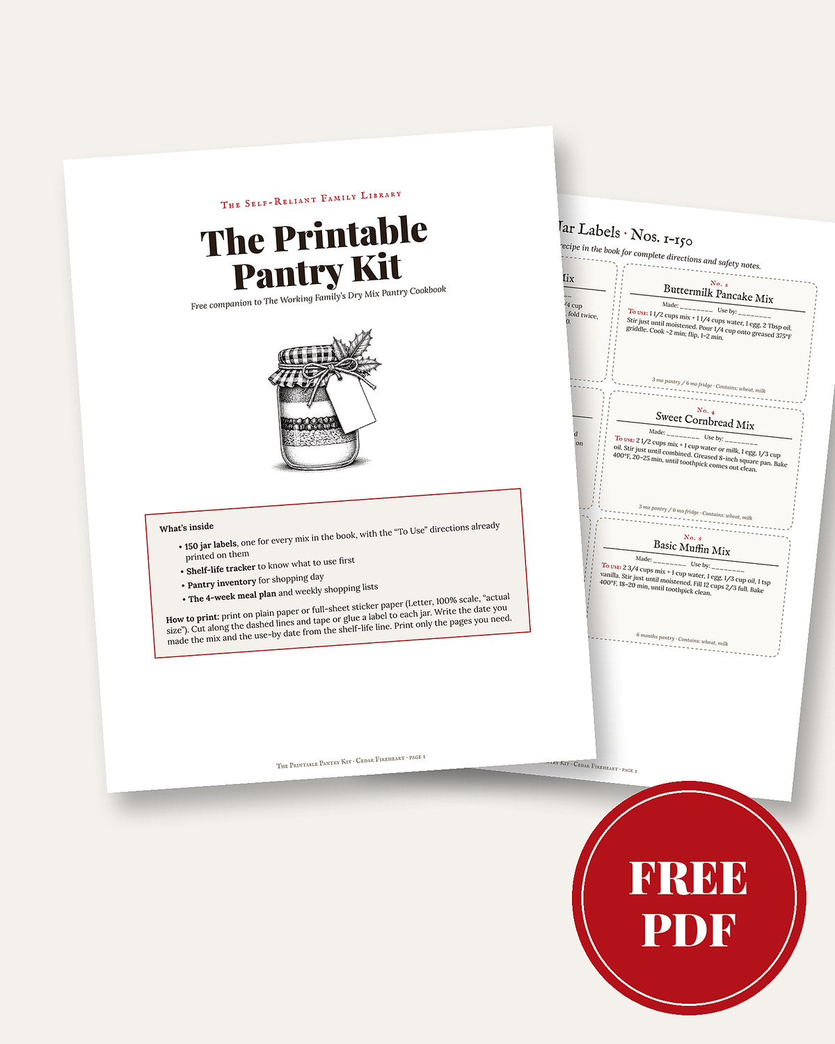 Survival Apothecary Companion Pack – 3 free printable bonuses