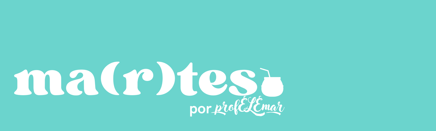 Logo de Ma(r)tes, newsletter de español real por profELEmar