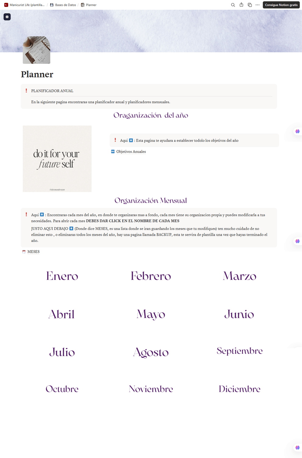 Sistema de planificación