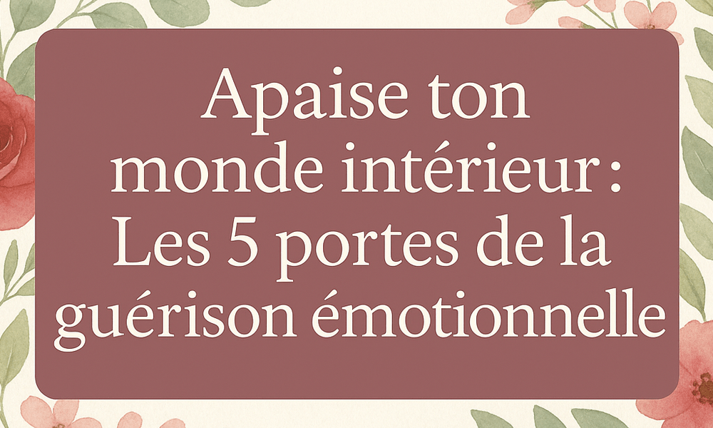 Mini guide : " Les 5 Portes de la Guérison Émotionnelle", pour apaiser ton monde intérieur
