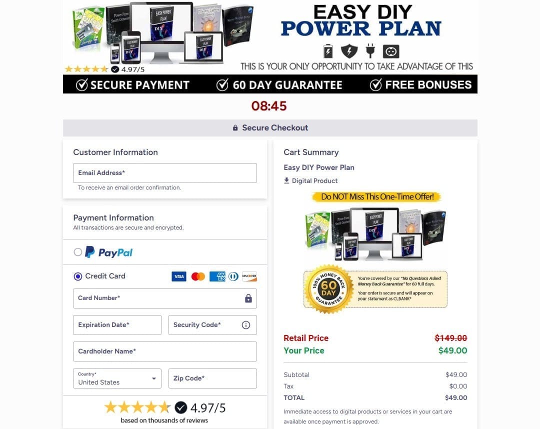 Easy DIY Power Plan