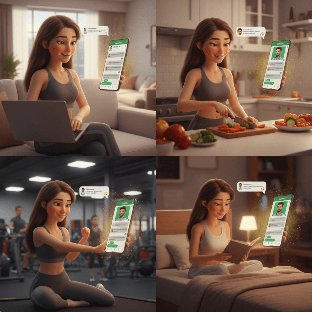 Momentos del paciente con Cazamed.AI