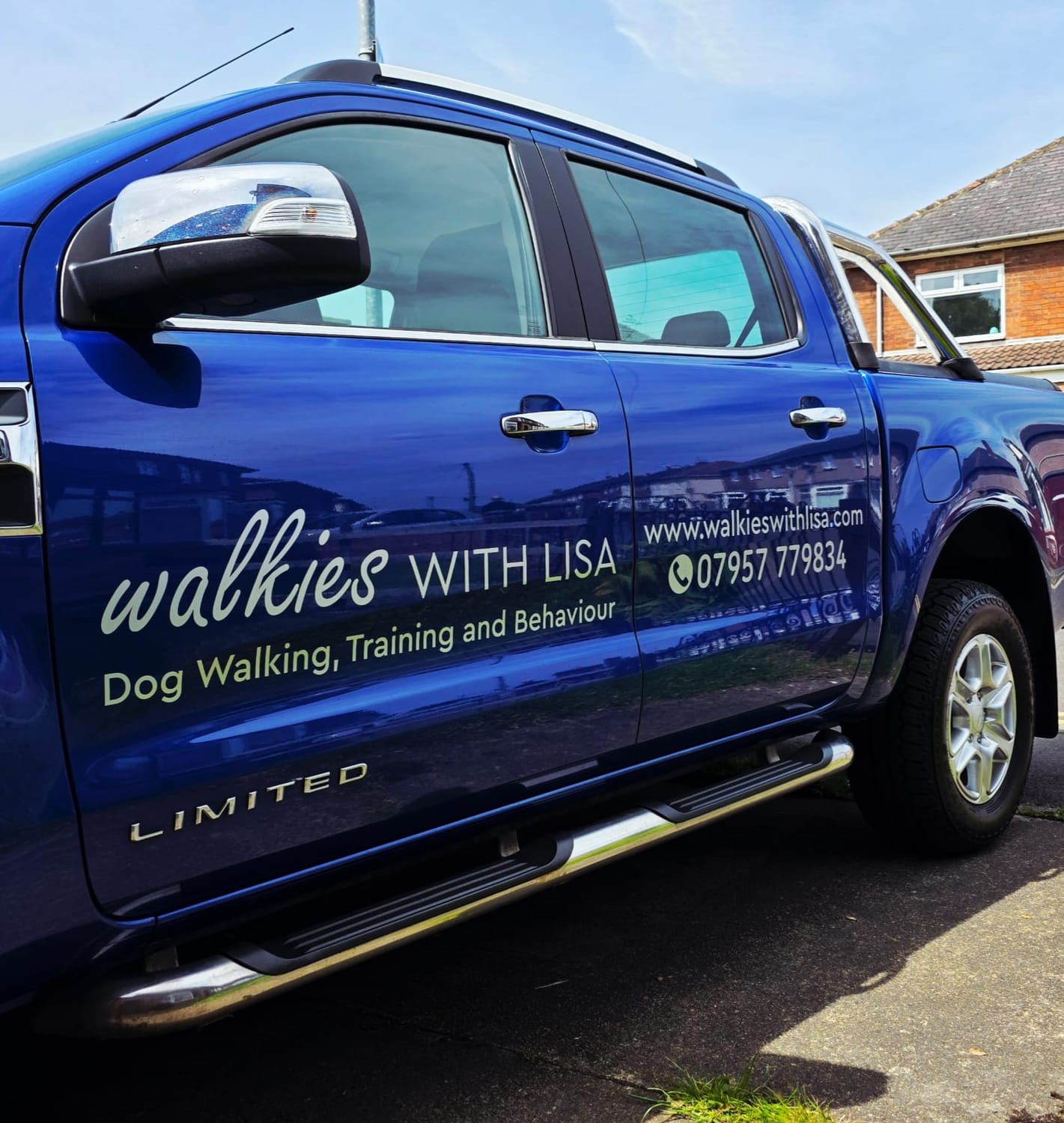 DIY Van signwriting by sticker man