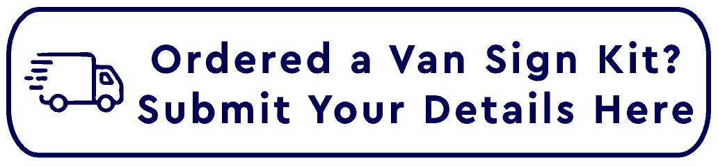 ordered a van kit enter your details here