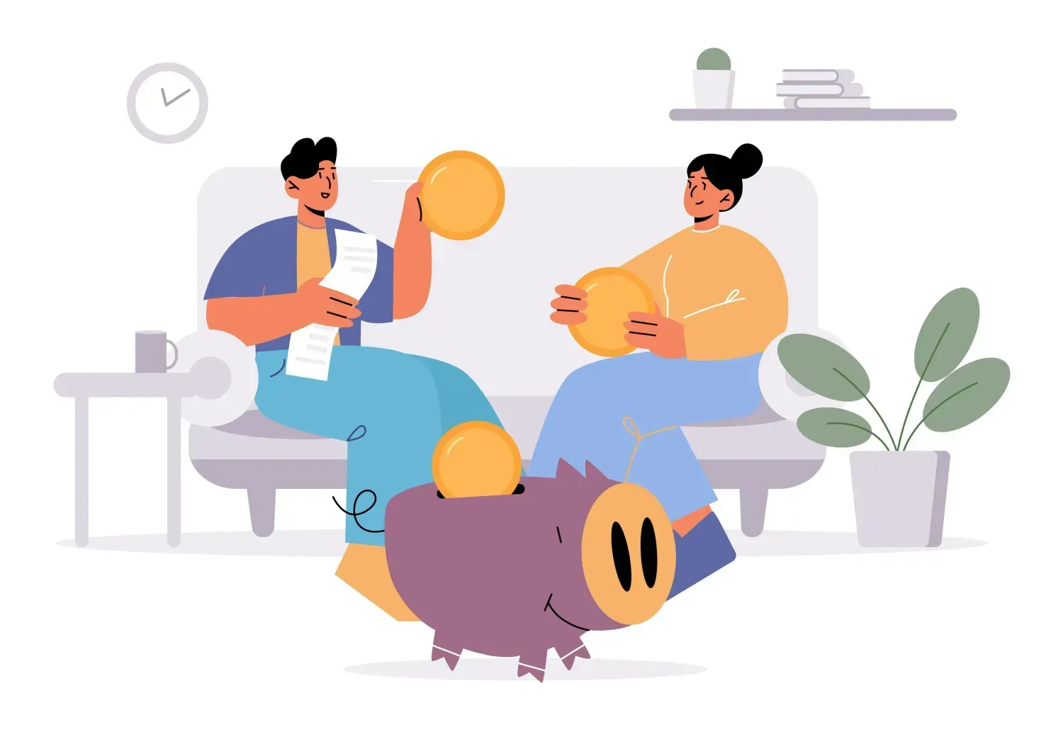 Illustration d’un compte d’épargne séparé dédié au fonds d’urgence, pour créer un coussin de sécurité même avec un petit salaire.