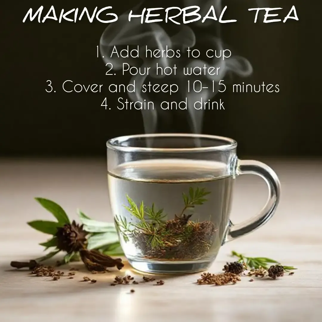 How to make an herbal tea