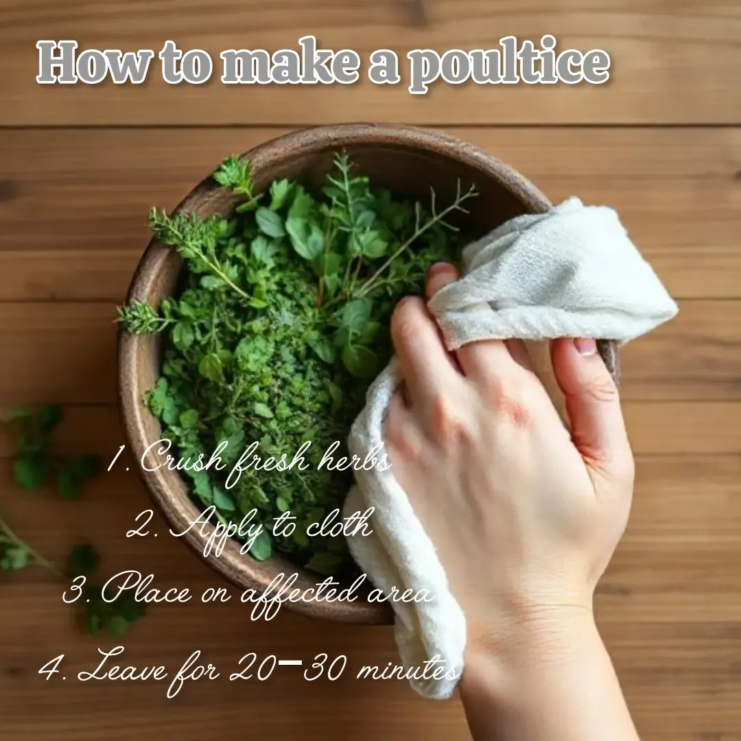 How to make a poultice 
