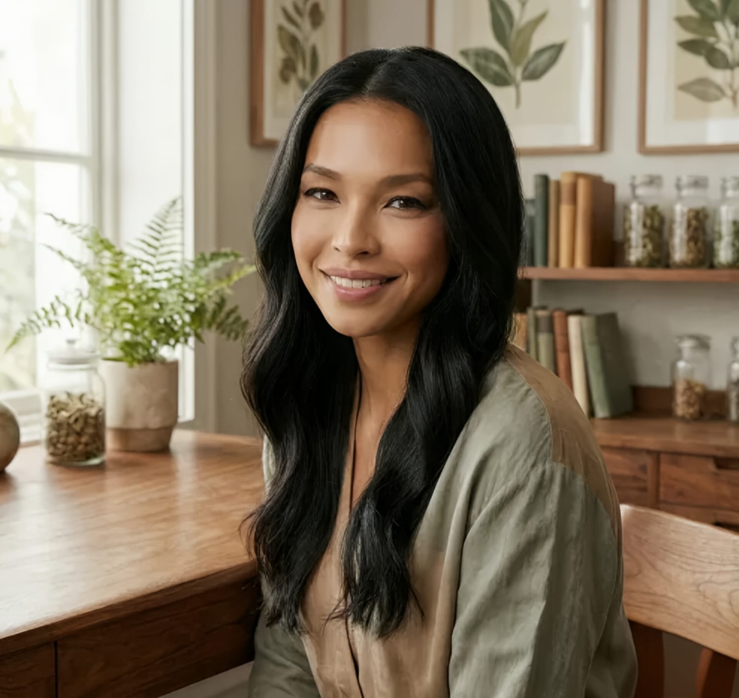 Colleen S. Jones, Founder of Herbal Circle, researching botanical wellness traditions