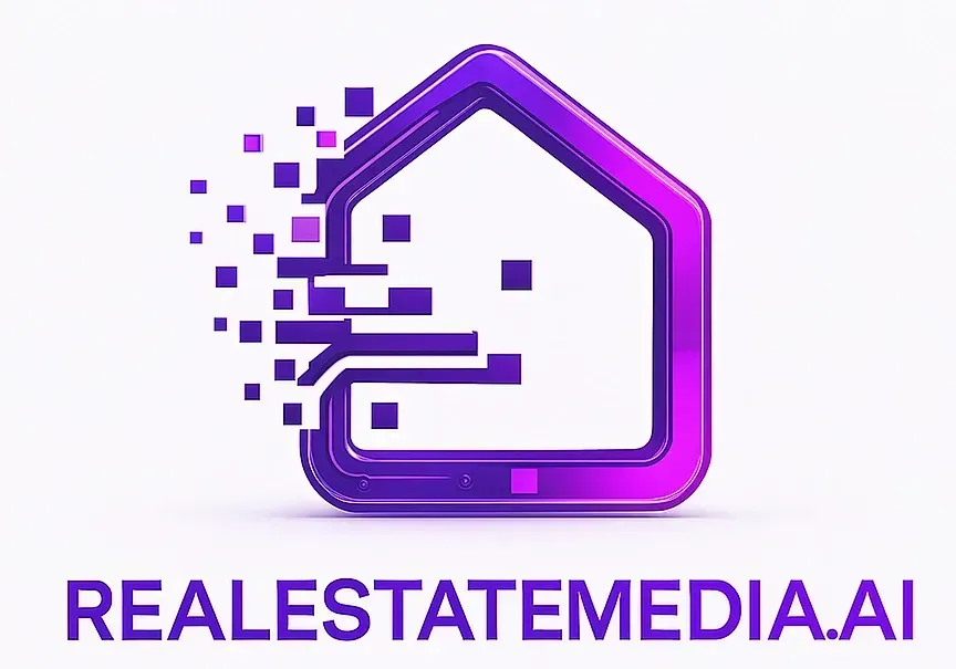 Logo RealEstateMedia.ai - innovation visuelle immobilière