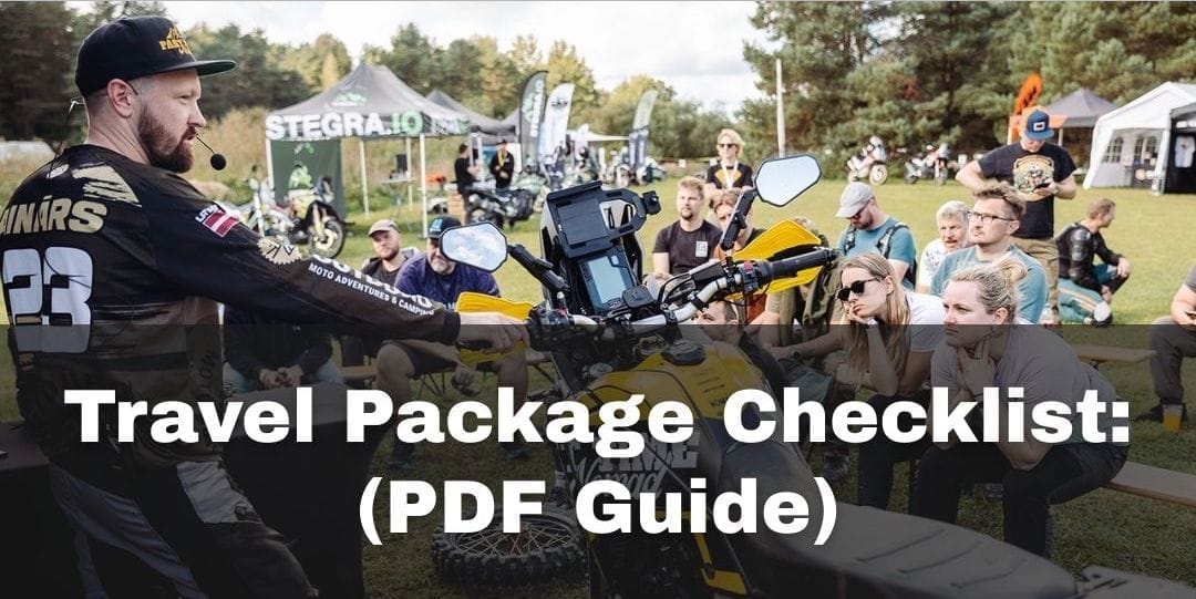 Complete Travel Checklist (PDF)