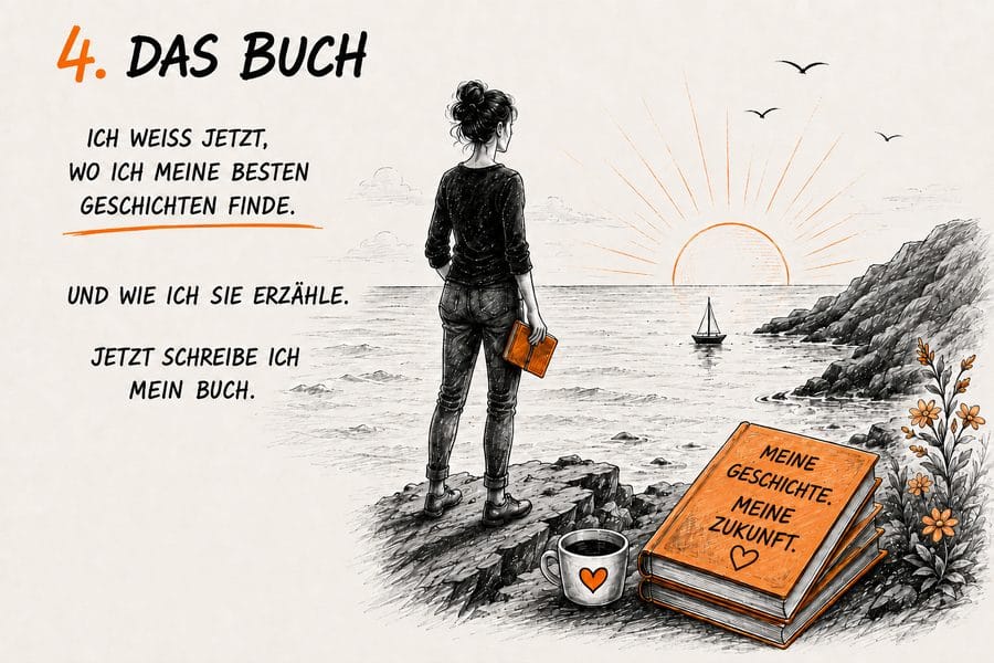 Station 4: Das Buch - ich bin bereit, mein Buch zu schreiben