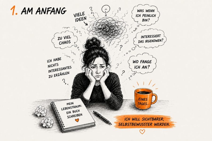 Station 1: Am Anfang - viele Ideen, zu viel Chaos