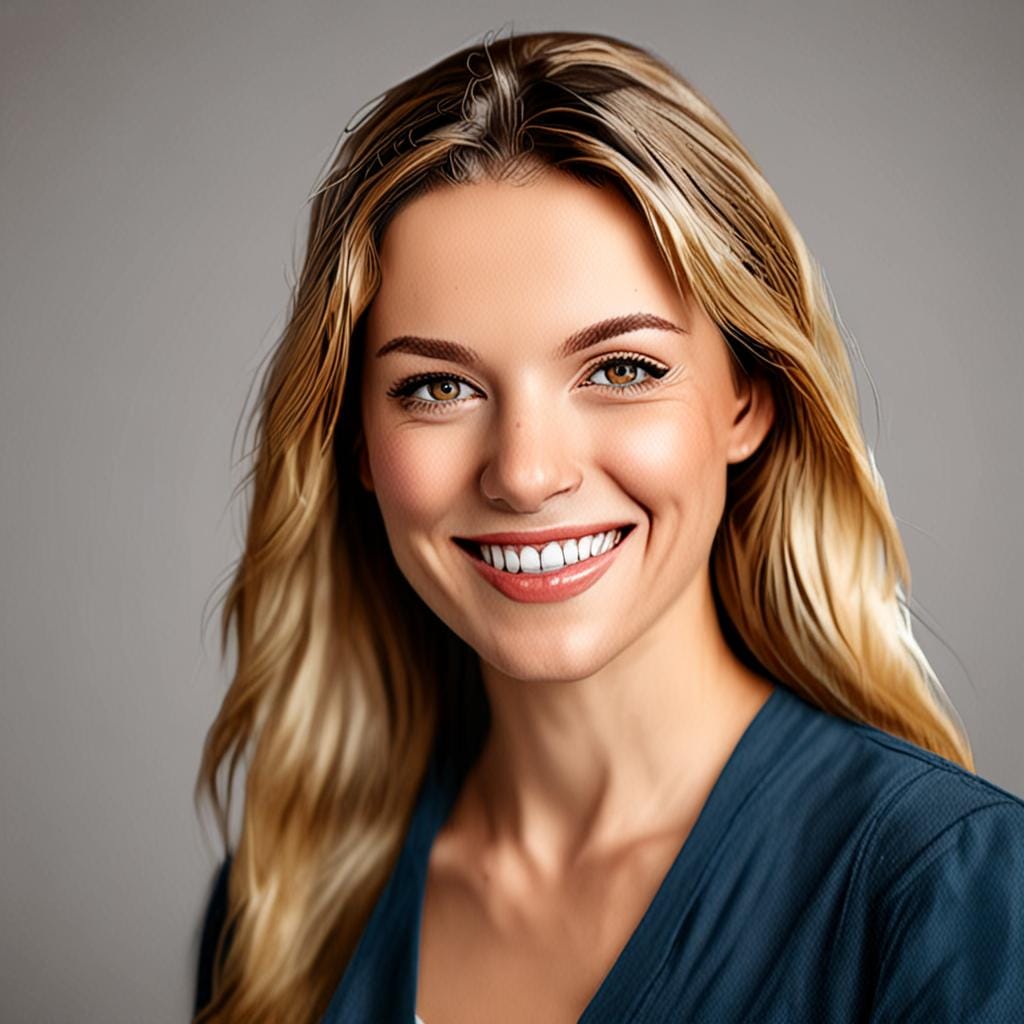 smiling woman portrait