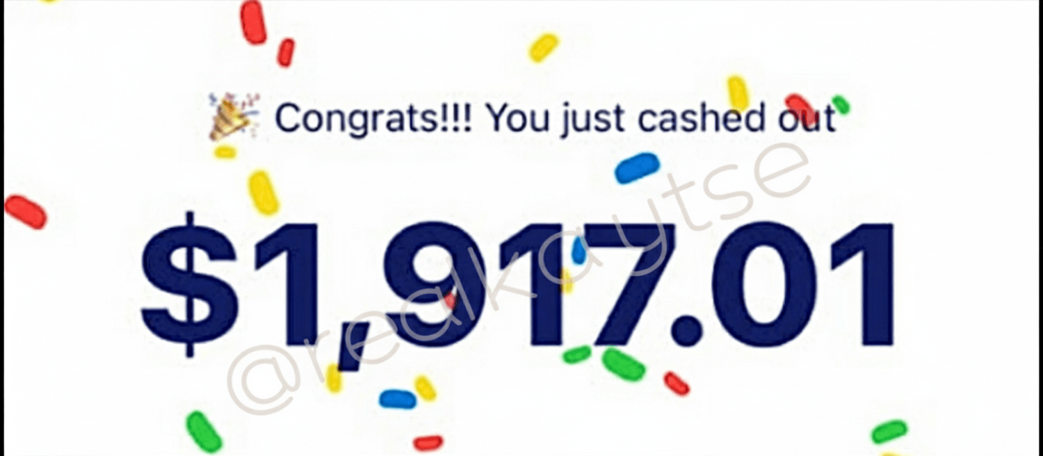 Screenshot showing daily income in a dashboard