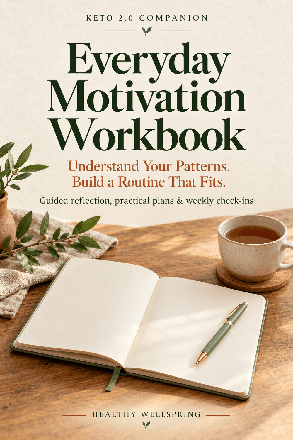 Everyday Motivation Workbook — Understand Your Patterns. Build a Routine That Fits.