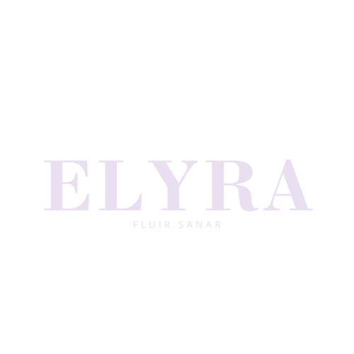 logo principal elyra salud, letras lilas claro