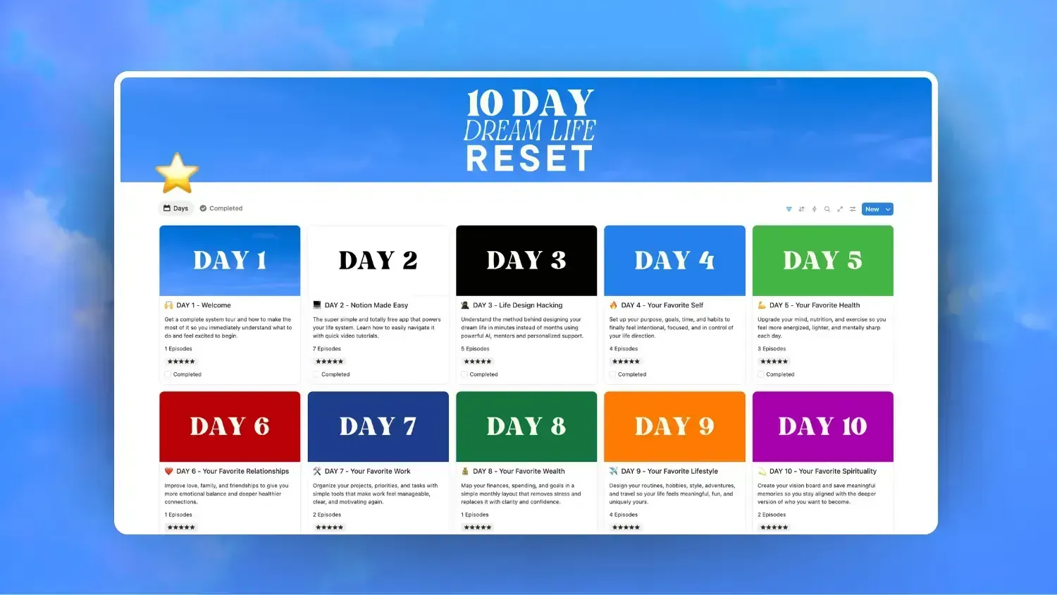 The 10-Day Dream Life Reset Mini-Course