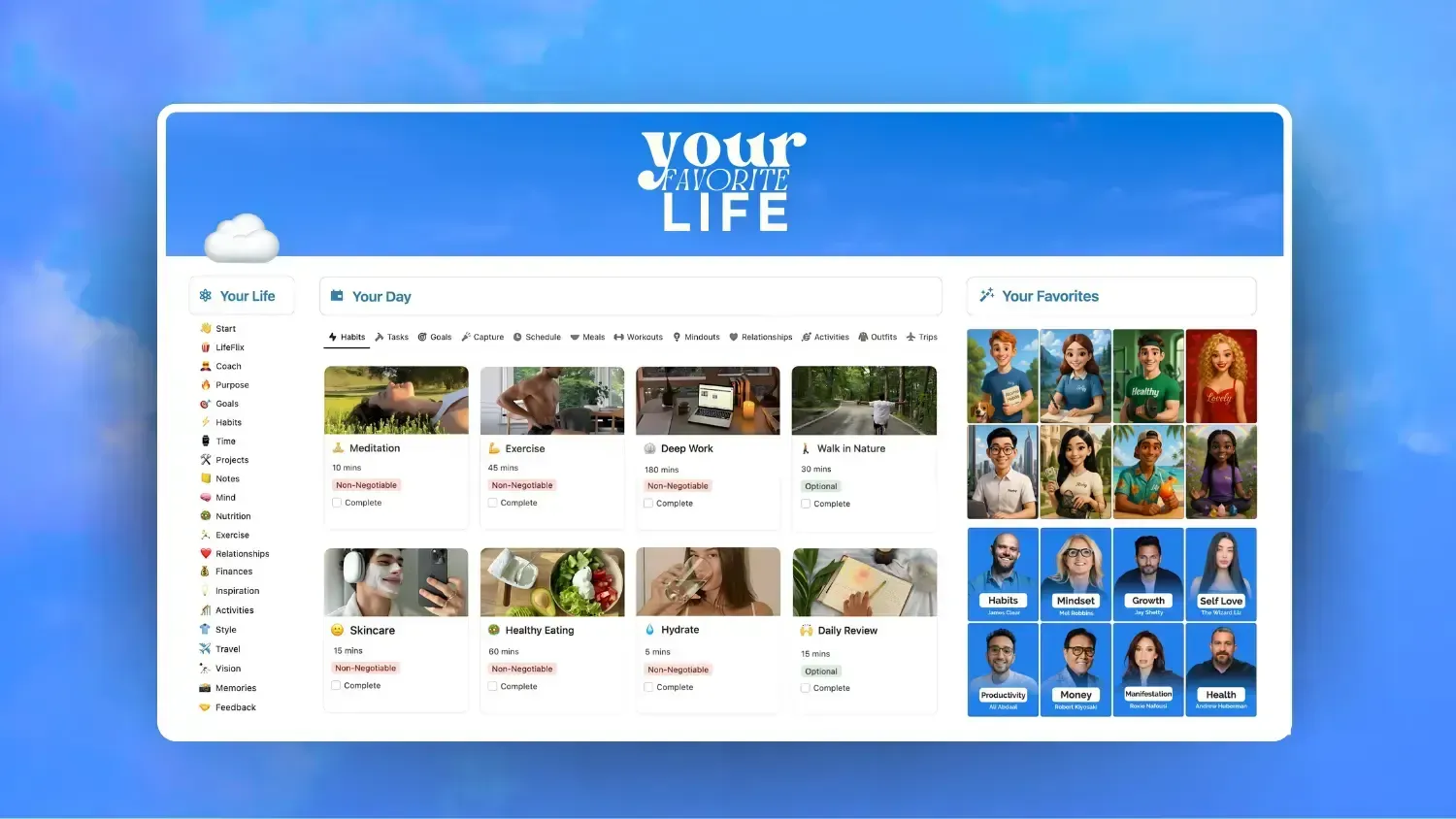 Your Favorite Life Notion Operating System (OS)