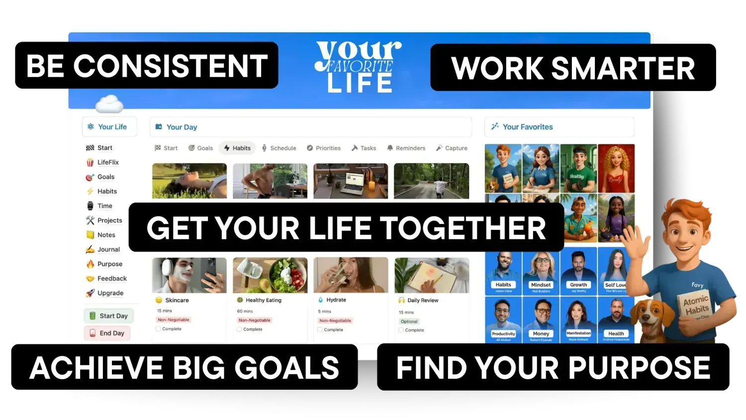 Your Favorite Life Upgrade Pack Product Mockup