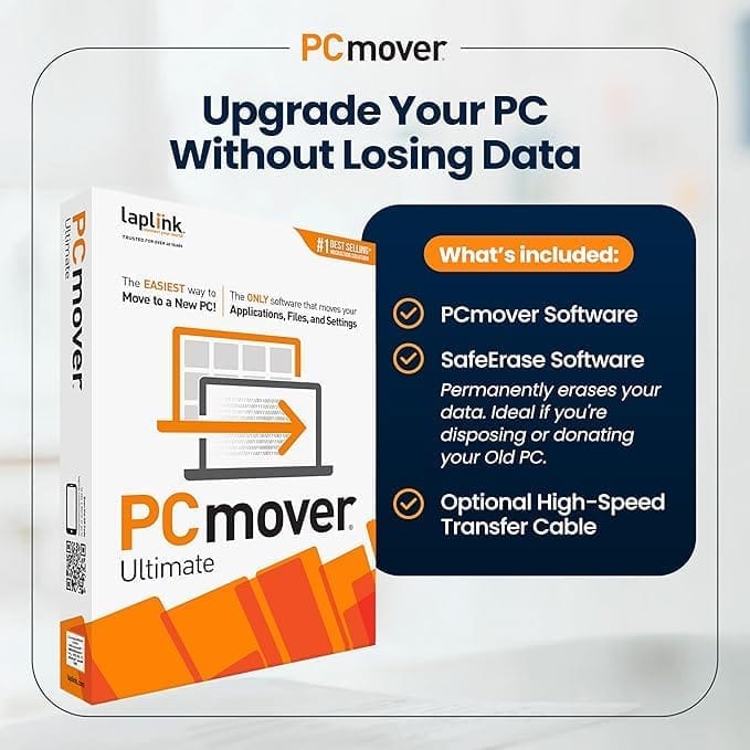 Laplink PCmover Ultimate 11 - Migrate Files to New PC