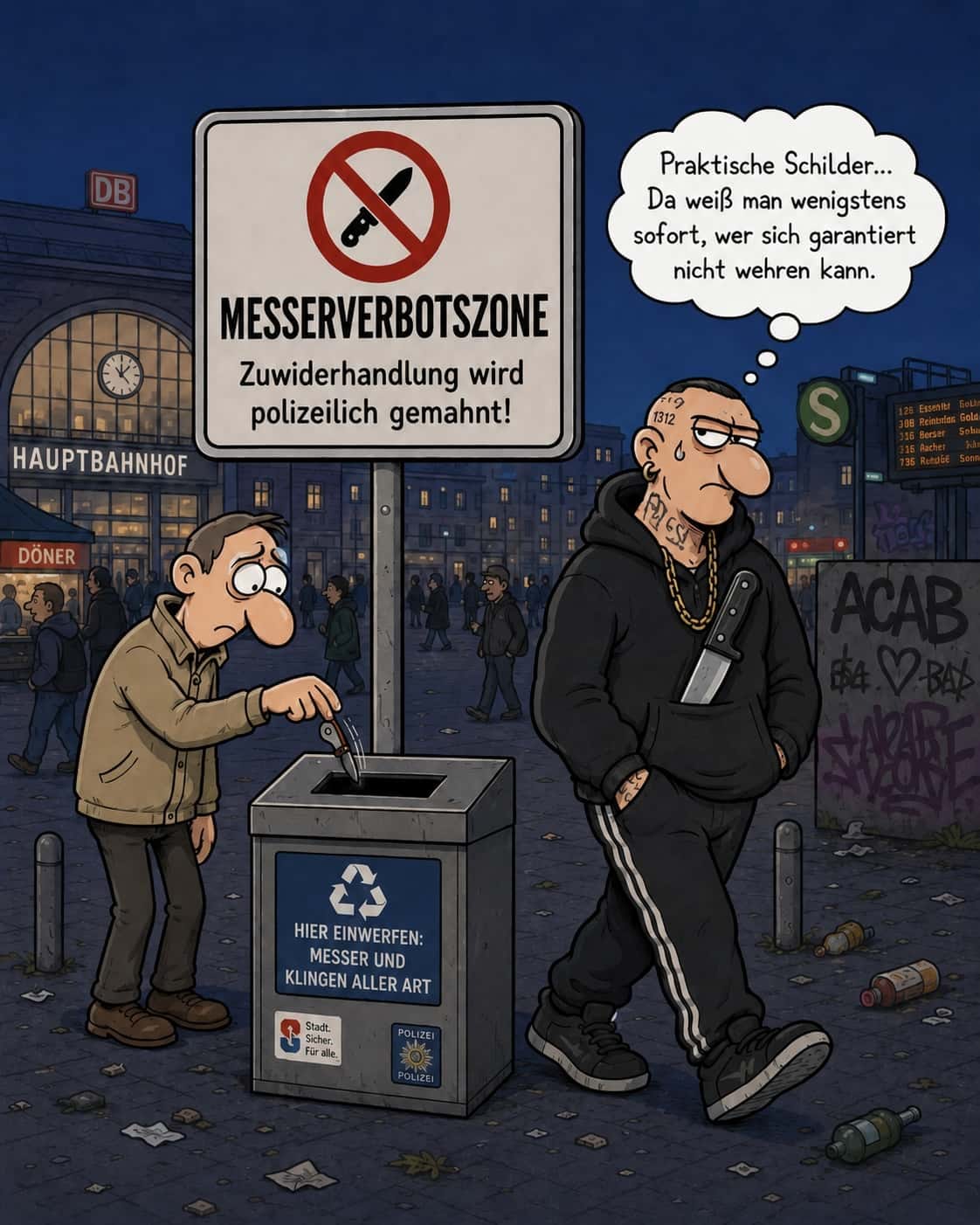Messerverbotszone