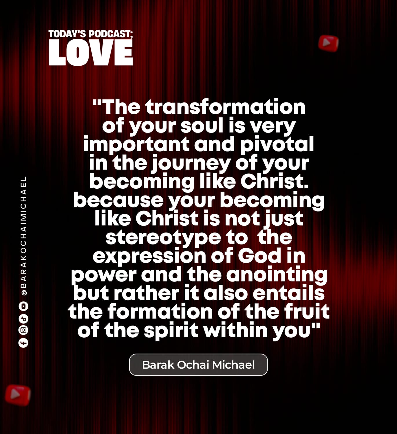 Nugget 2 — Apostle Barak Michael