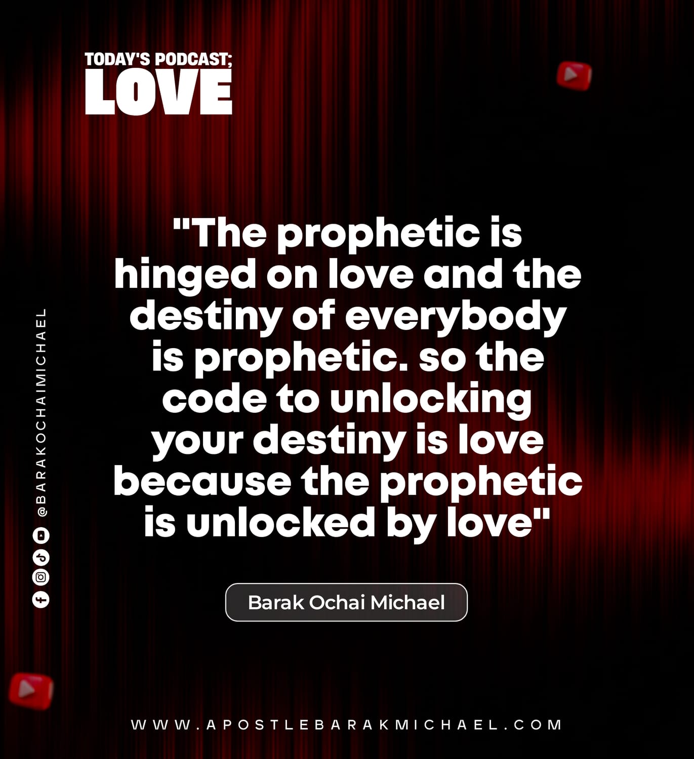 Nugget 3 — Apostle Barak Michael