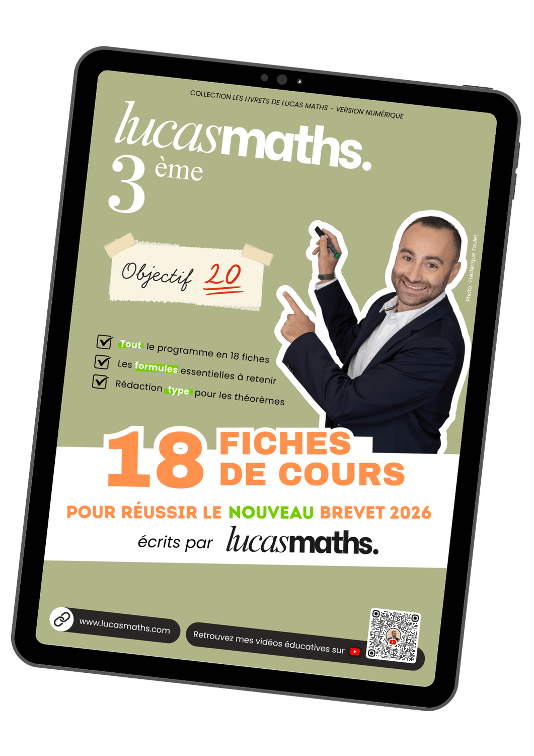 Livret 18 fiches de cours - Lucas Maths