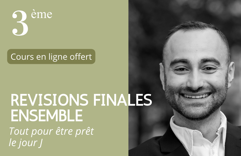 Cours en ligne Brevet 3&egrave;me - R&eacute;visions finales