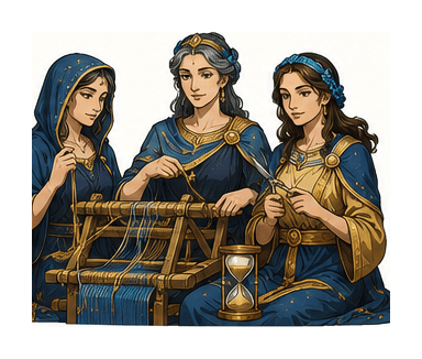Les Moires, gardiennes de l'Olympe