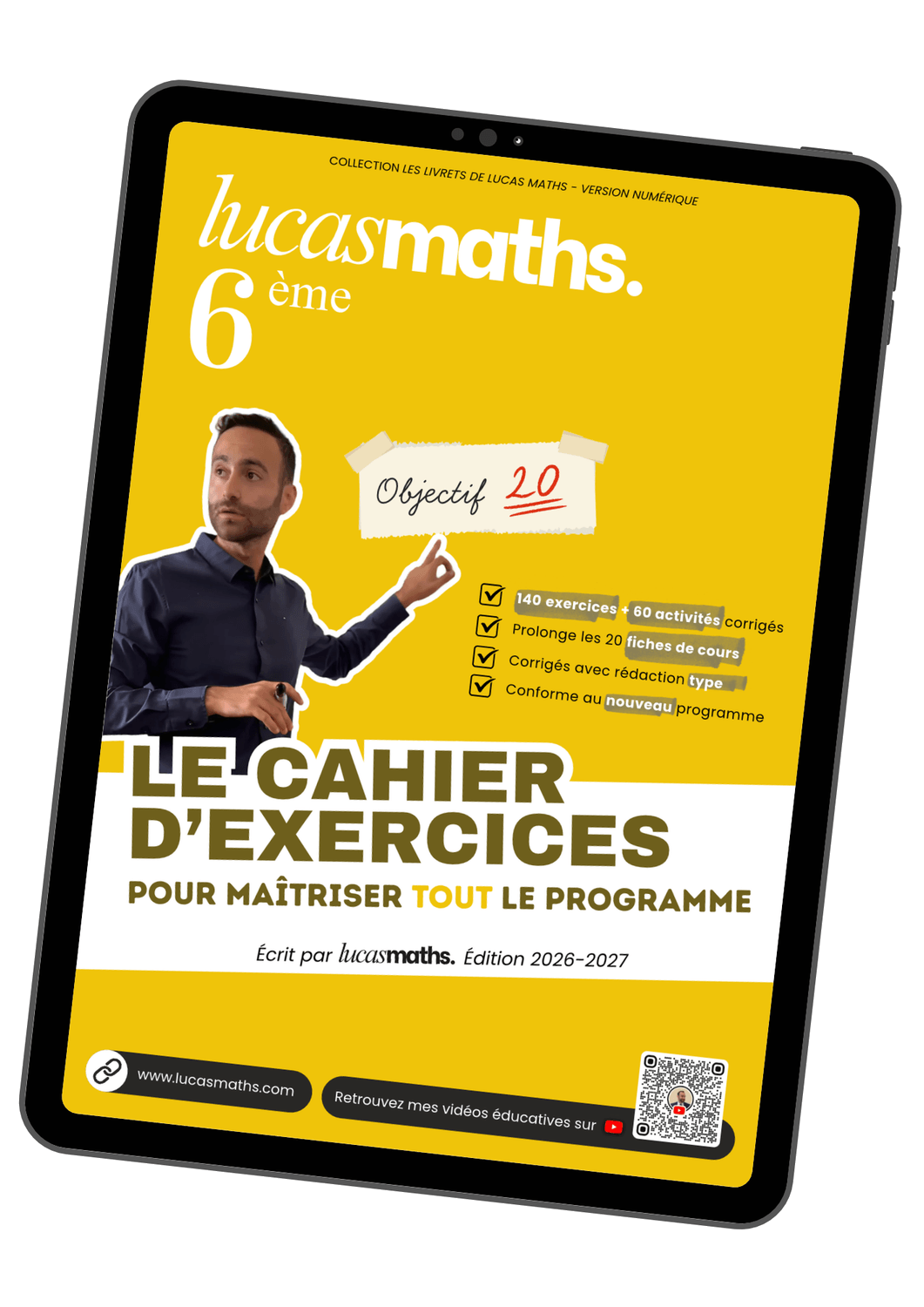 Cahier d&rsquo;exercices de maths 6&egrave;me