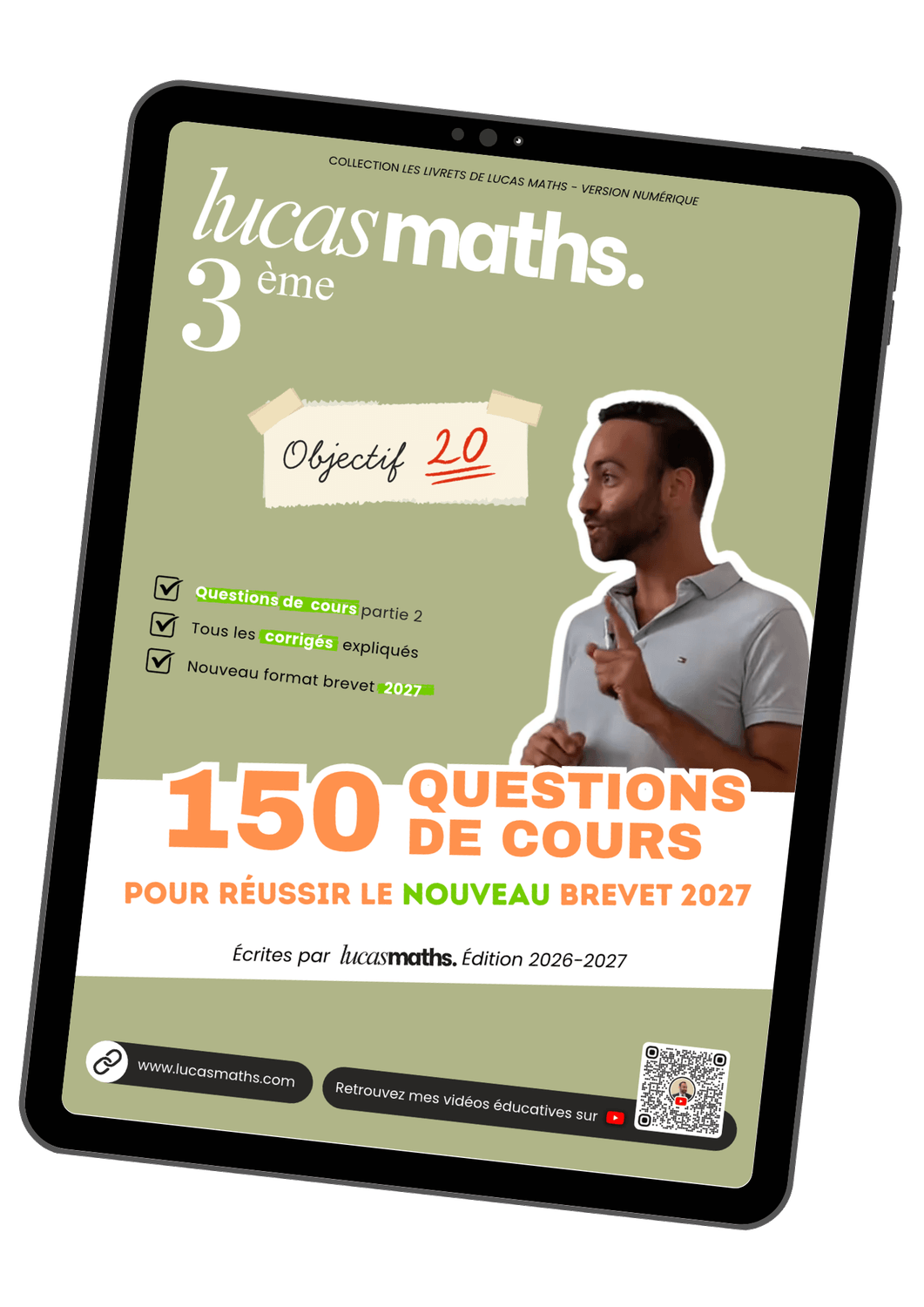 Les 150 questions de cours du brevet 2027