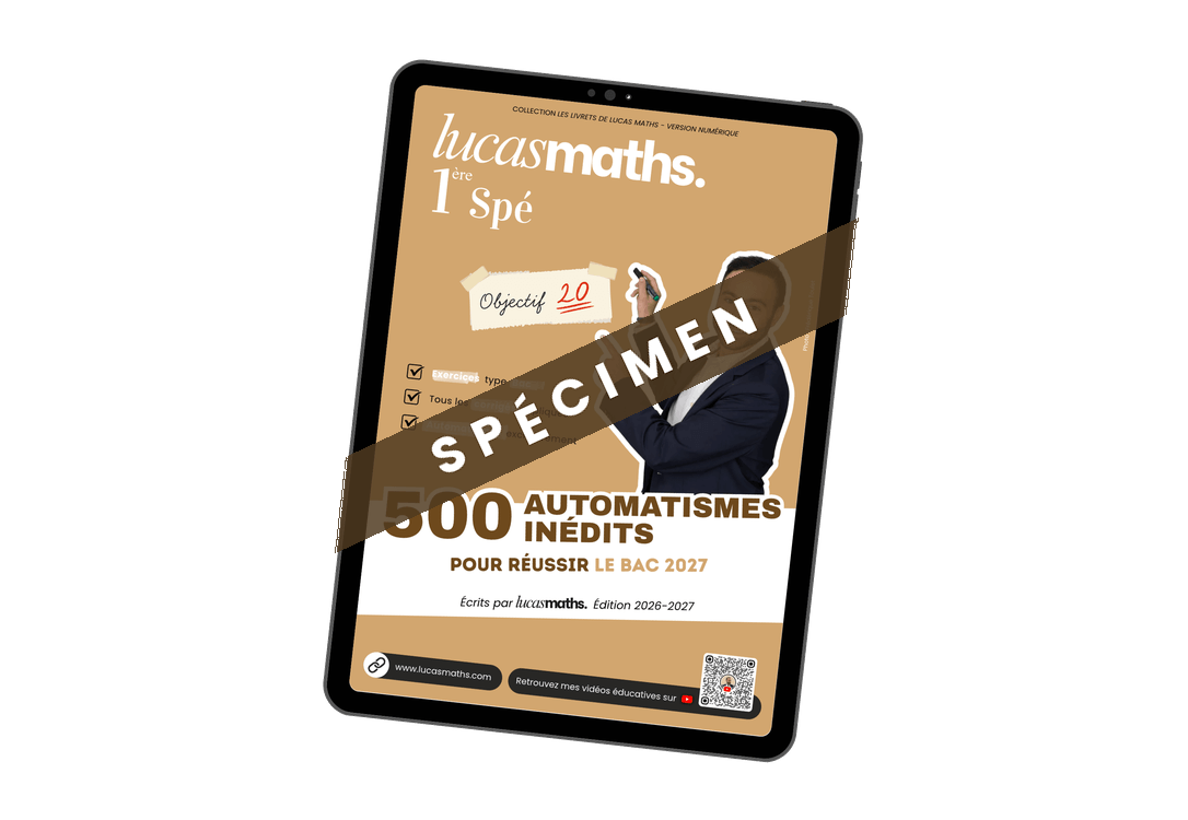 Spécimen gratuit : les 500 automatismes de 1ère Spé