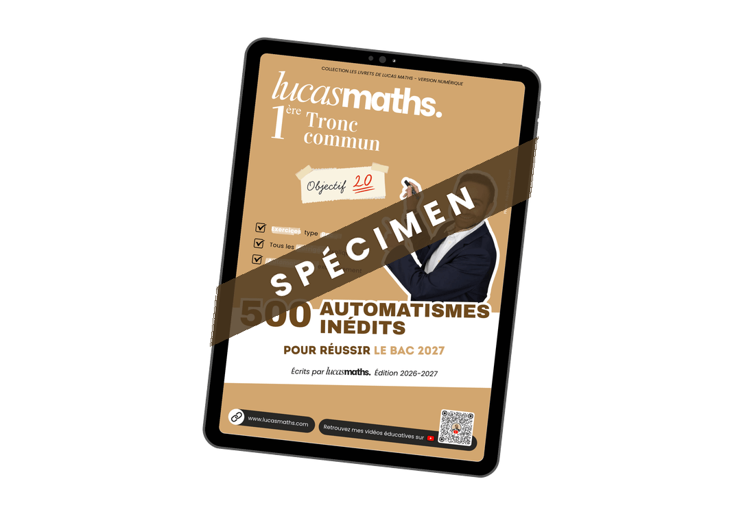 Spécimen gratuit : les 500 automatismes de 1ère tronc commun