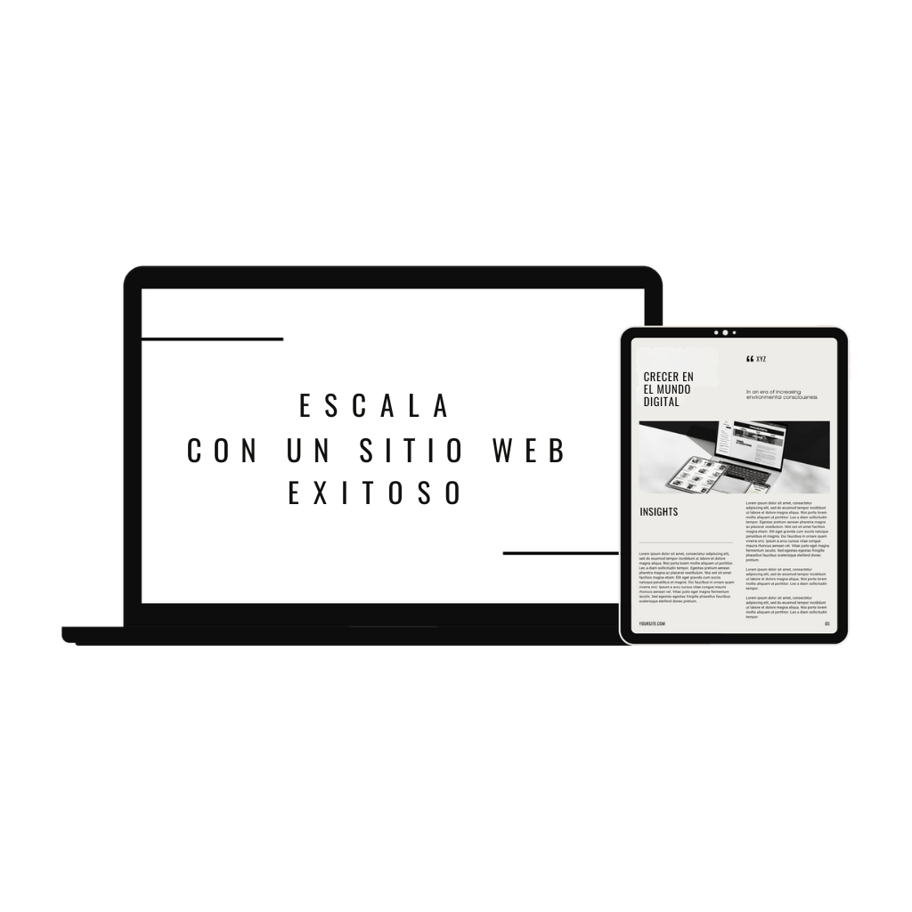 escala con un sitio web exitoso
