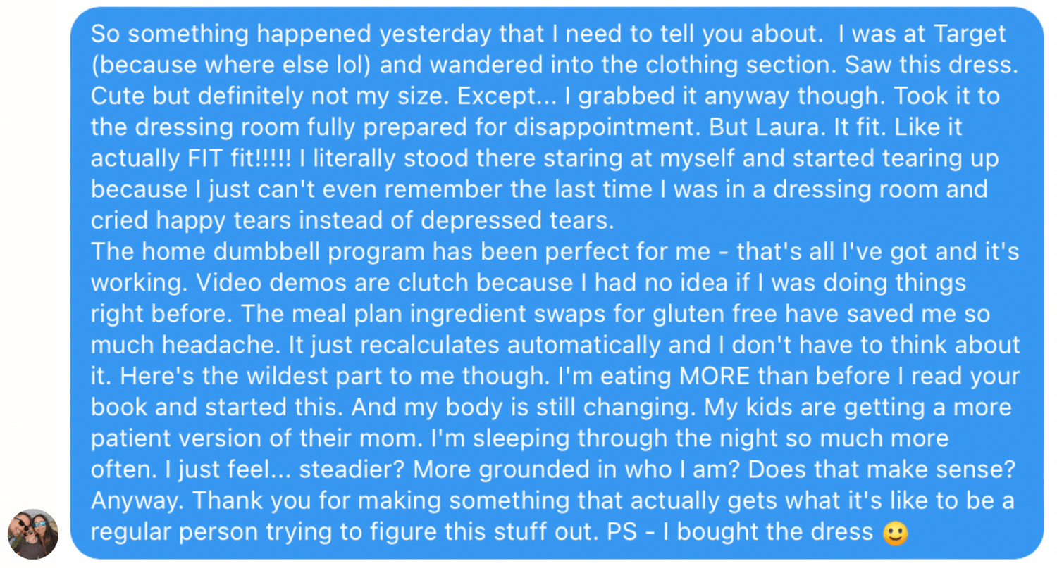 Customer testimonial