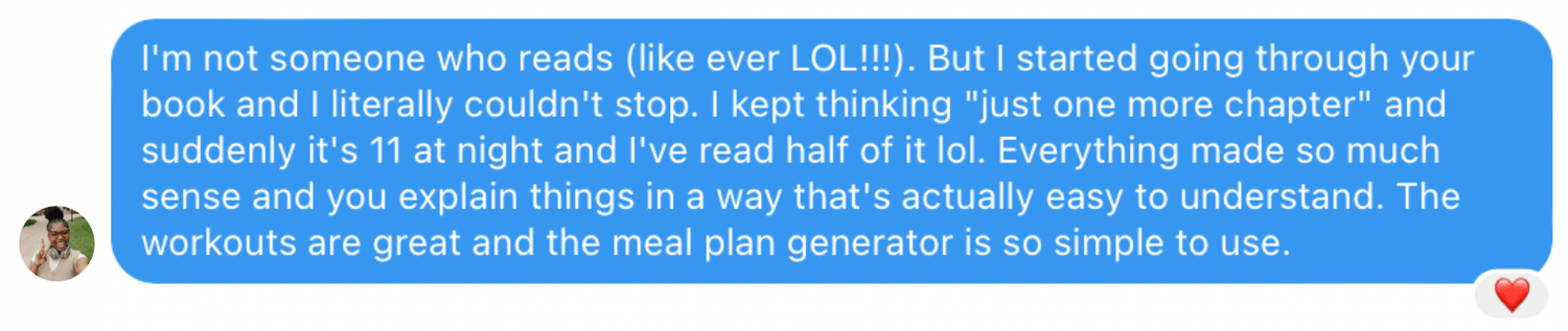 Customer testimonial