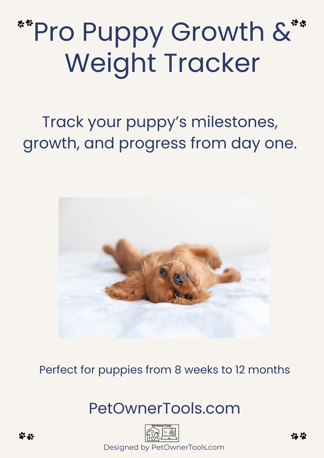 PUPPY GROWTH & WEIGHT TRACKER