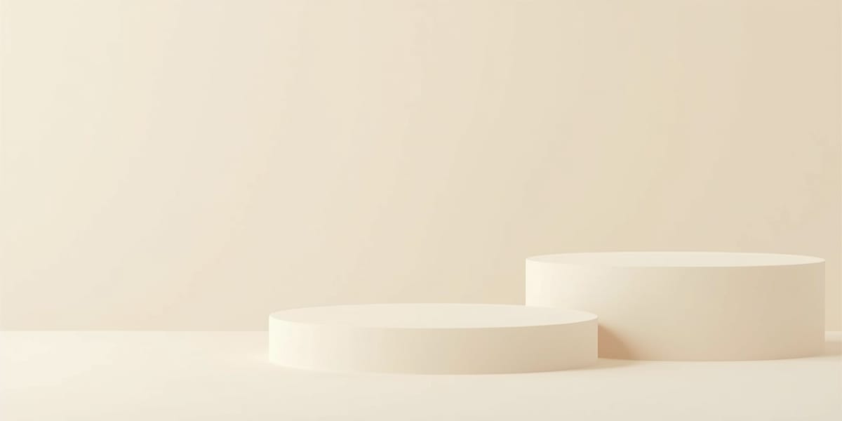 minimal elegant acting workbook mockup, cream background