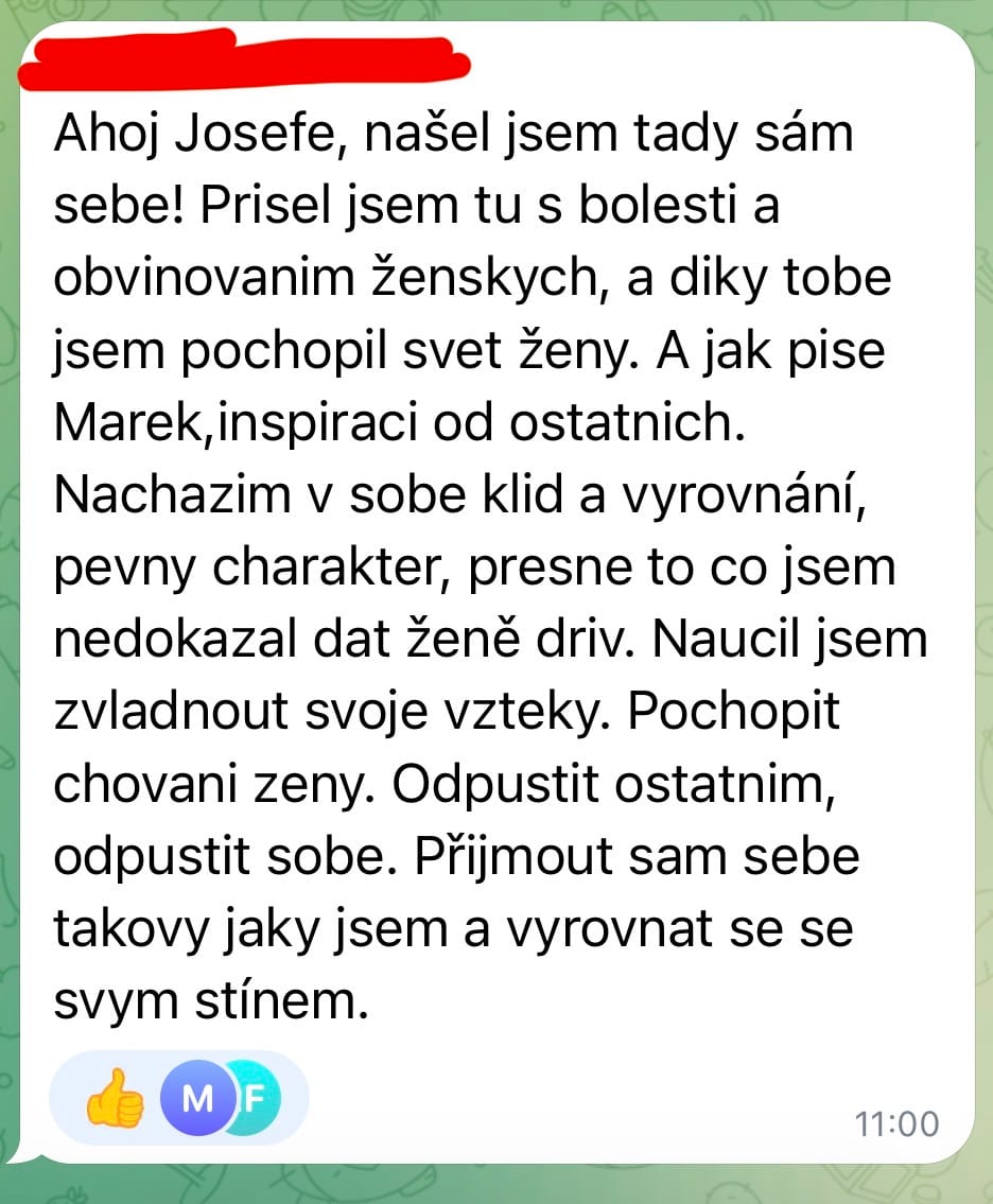 Zpráva od člena klubu