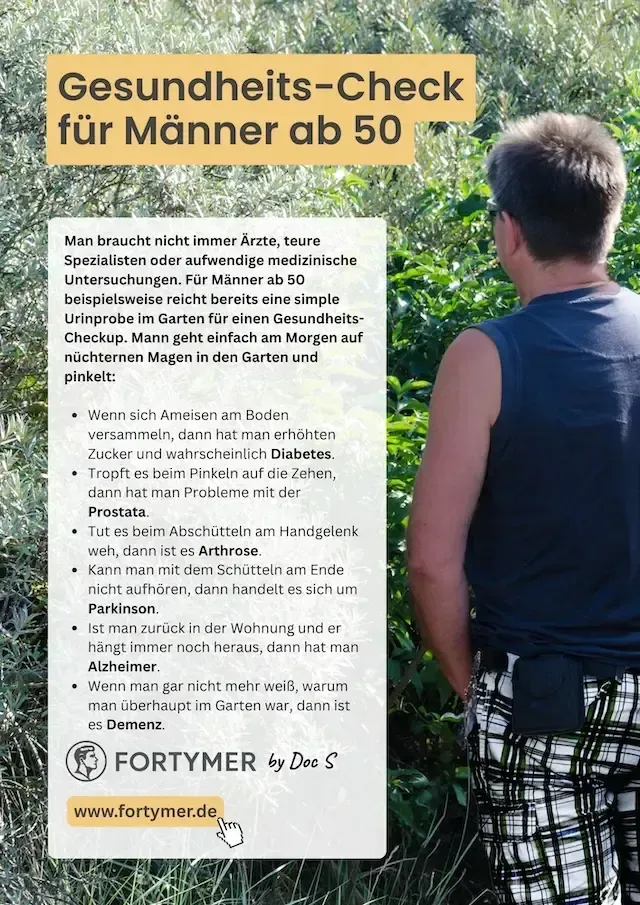 Vorschaubild Gesundheits-Check für Männer ab 50