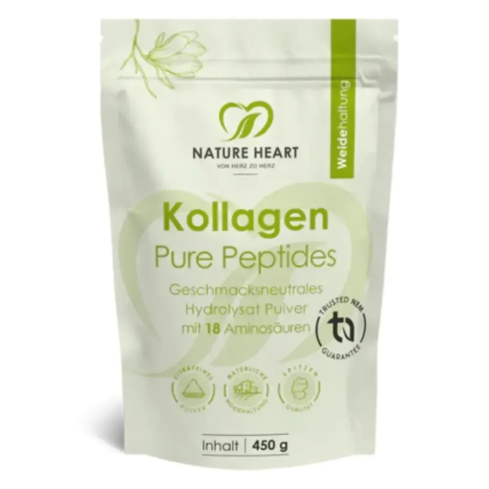 Beutel mit Nahrungsergänzung Kollagen