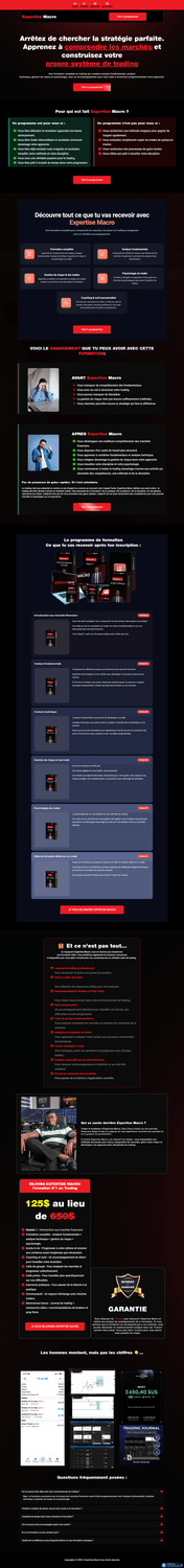 Page de vente