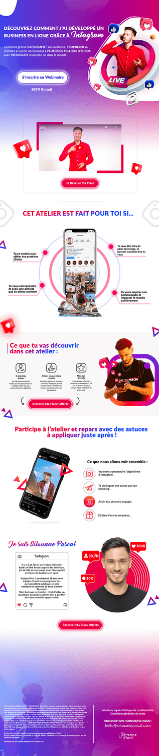 Page de vente